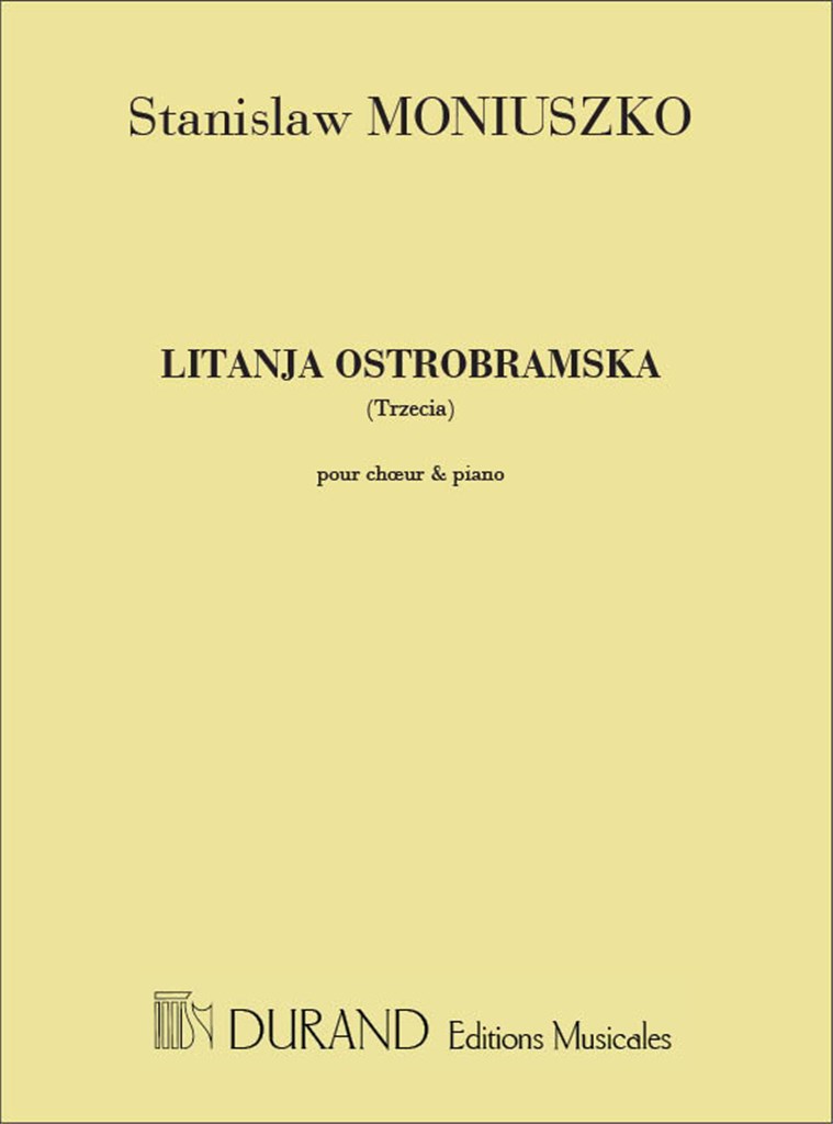 Litanja Ostrobramska Choeur Et Piano